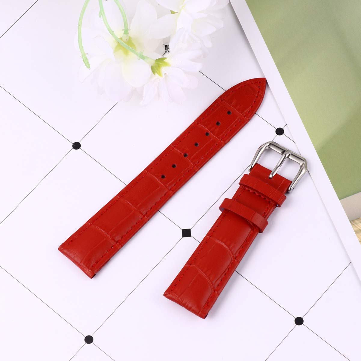 Hemobllo Stylish Women's Leather Watch Band Replacement - Adjustable Fashion Watch Strap for Apple Watch, Fitbit & More - Perfect for Work, Gym & Everyday Wear