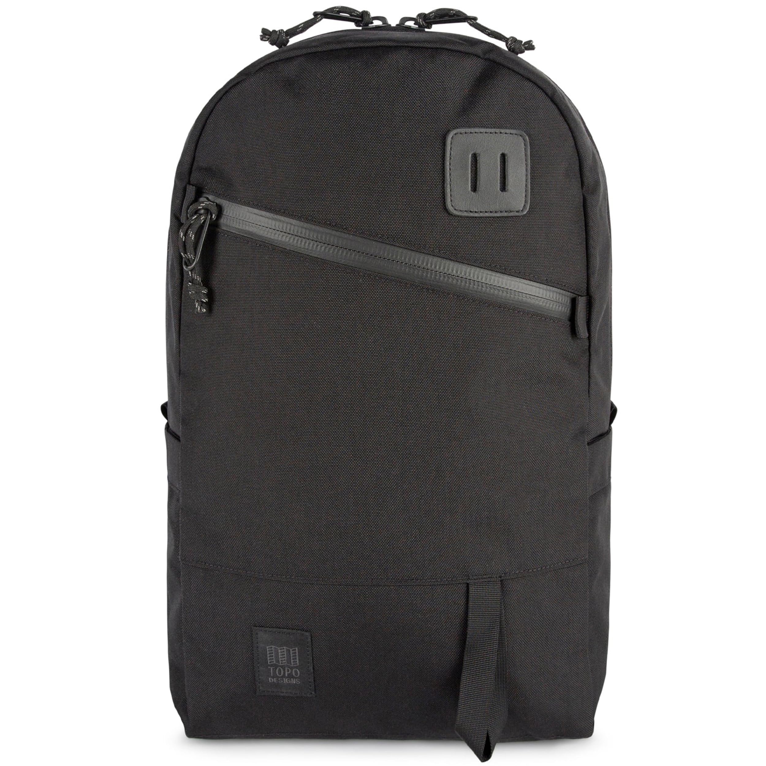Topo Designs Daypack Tech Backpack - Black - One Size - Durable & Lightweight for Hiking, Travel & Everyday Use