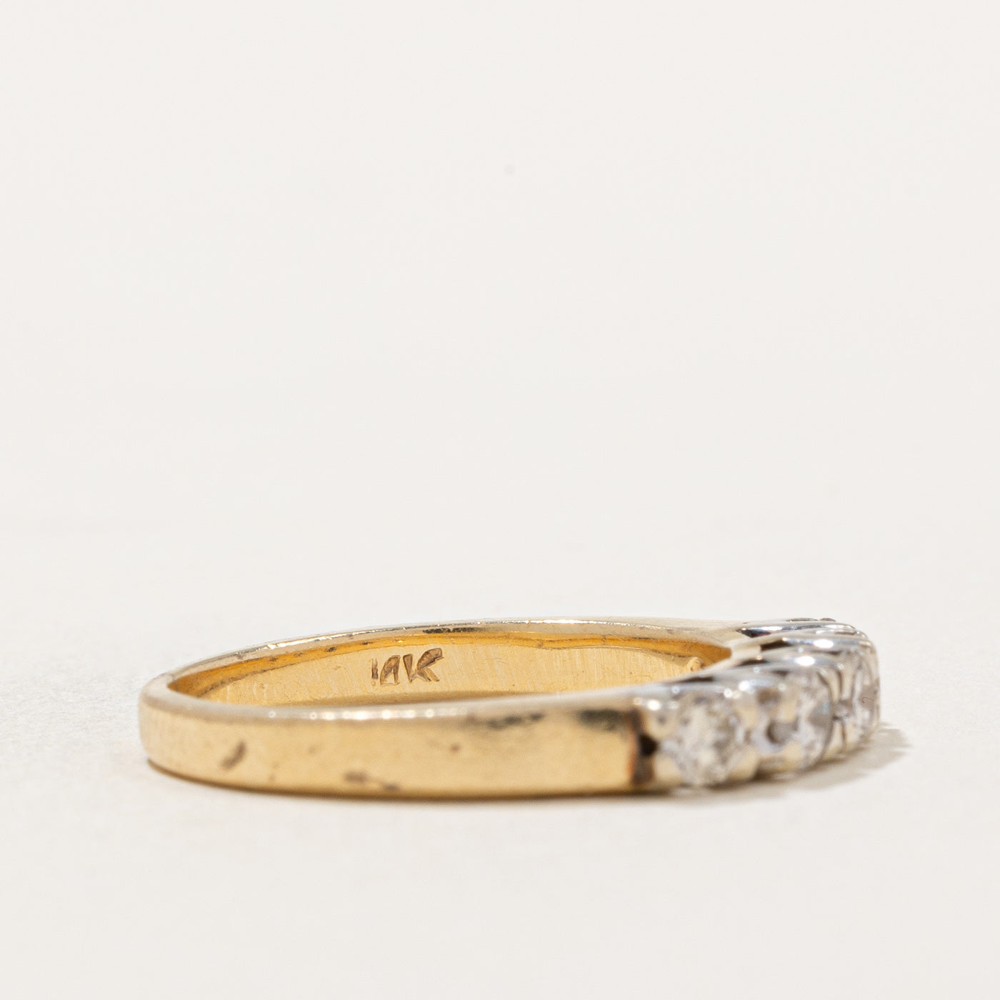 0.44ctw Diamond Five Stone Ring - Size 6 | Elegant Wedding Band, Anniversary Gift for Her | Perfect for Engagements, Proposals & Special Occasions