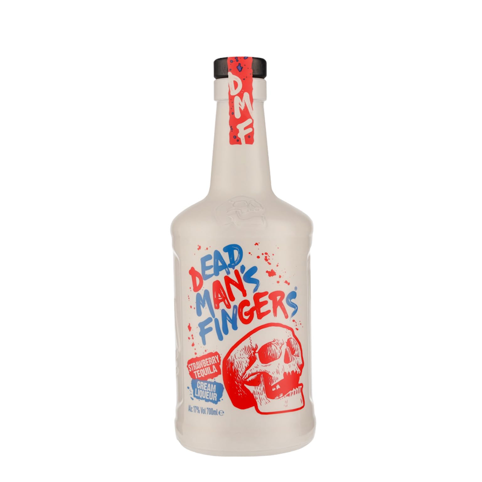 DEAD MAN'S FINGERS Strawberry Tequila Cream Liqueur 700ml (17% ABV) - Perfect for Cocktails, Parties & Dessert Pairings
