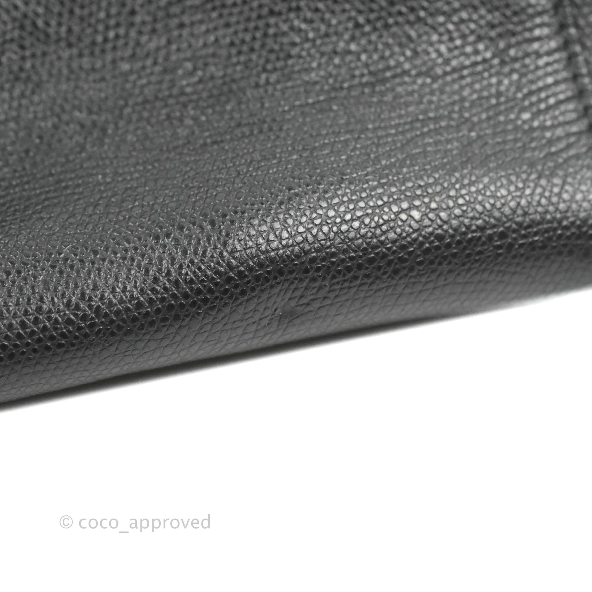 Celine Small Vertical Cabas Tote Bag in Black Grained Calfskin with Silver Hardware - Perfect for Work, Travel & Everyday Luxury