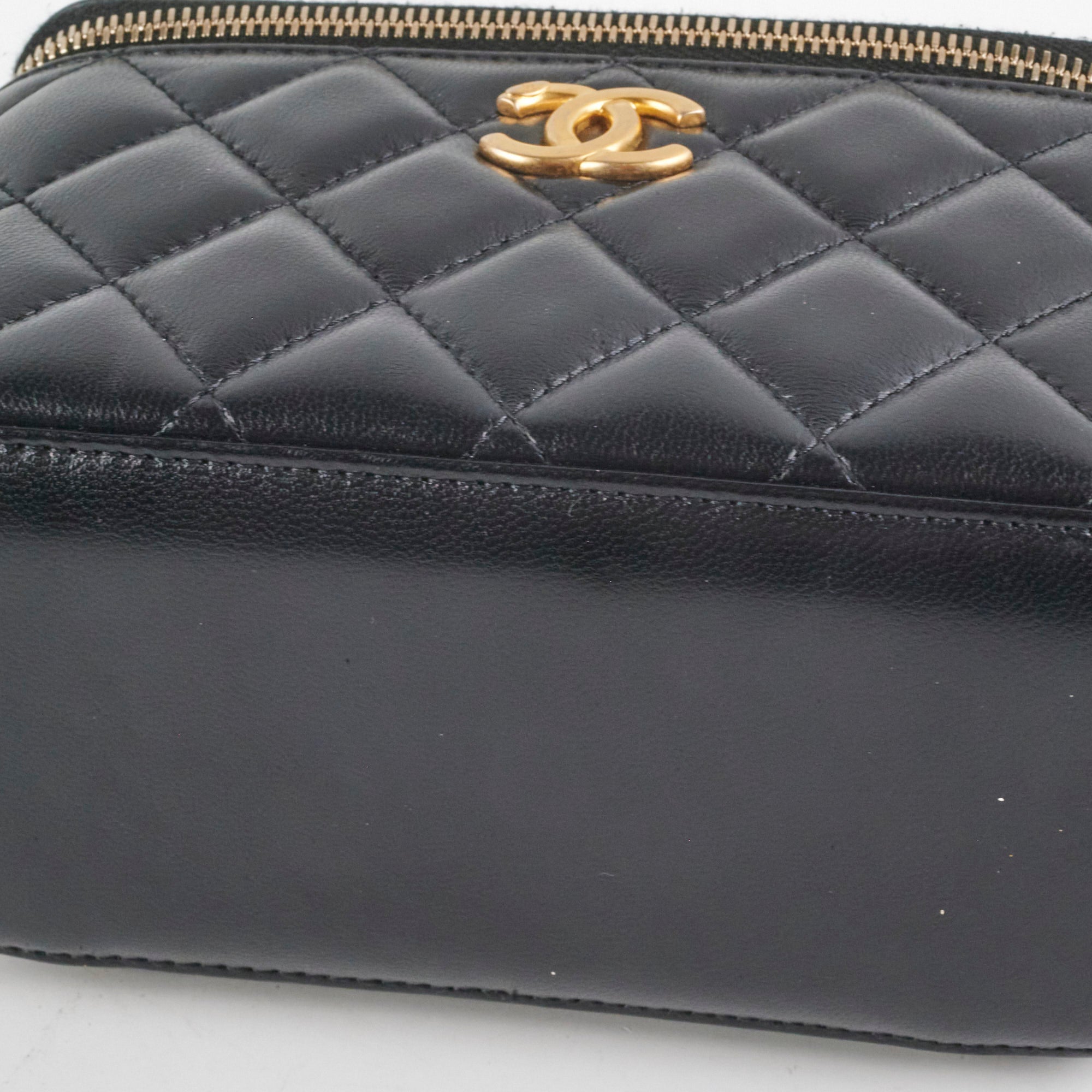 Chanel Seasonal Vanity Top Handle Black Bag - Luxury Designer Handbag for Women | Perfect for Evening Parties, Weddings & Special Occasions