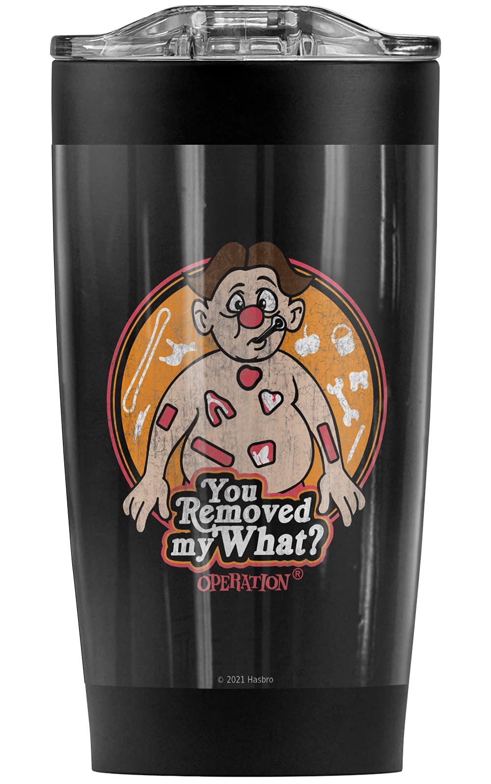 Logovision Stainless Steel Tumbler 20oz - Vacuum Insulated Coffee Travel Mug with Leakproof Sliding Lid | Double Wall Thermal Cup for Hot & Cold Drinks | Perfect for Office, Commuting and Outdoor Activities