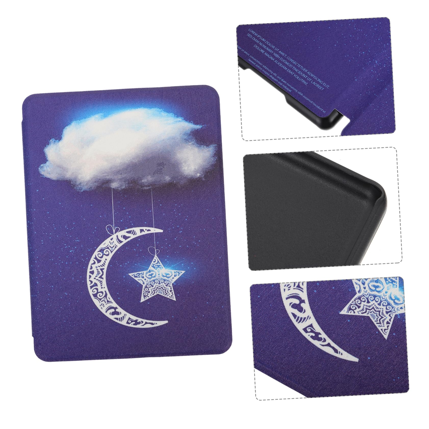 Veemoon E-Book Cover for Kindle 4 2018 - Custom Fit Auto Wake/Sleep Function, Thin & Sturdy Protective Case - Perfect for Reading, Travel, and Daily Use