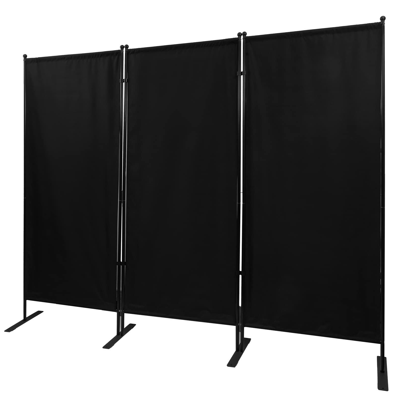 3-Panel Heavy Duty Iron Room Divider - 102