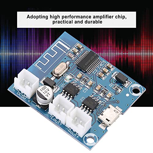 FTVOGUE Mini Bluetooth Amplifier Module 4.2, 5W+5W Stereo Speaker Digital Circuit Board - Perfect for DIY Audio Projects, Home Theater Systems & Portable Speakers