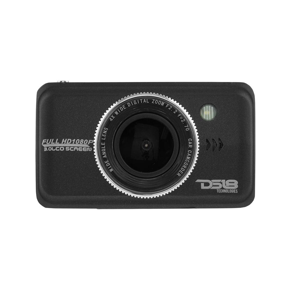 DS18 BLACK BOX Dash Cam Recorder 1080p Full HD with G-Sensor, Loop Recording, Night Vision & Wide Angle Lens - Perfect for Car Safety, Road Trips & Accident Evidence