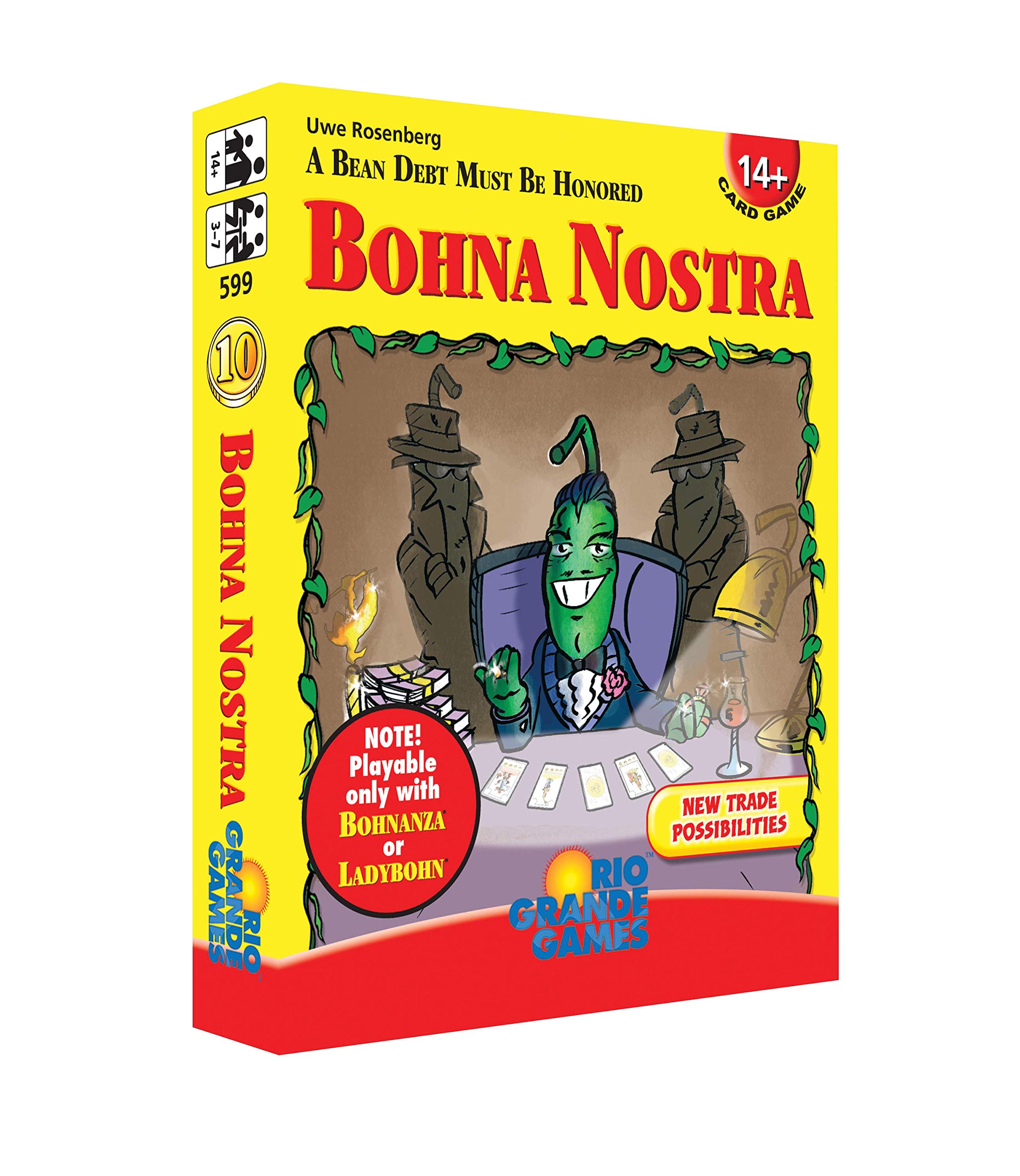 Rio Grande Games Bohna Nostra - Strategic Board Game for Family & Friends | Perfect for Game Nights & Parties
