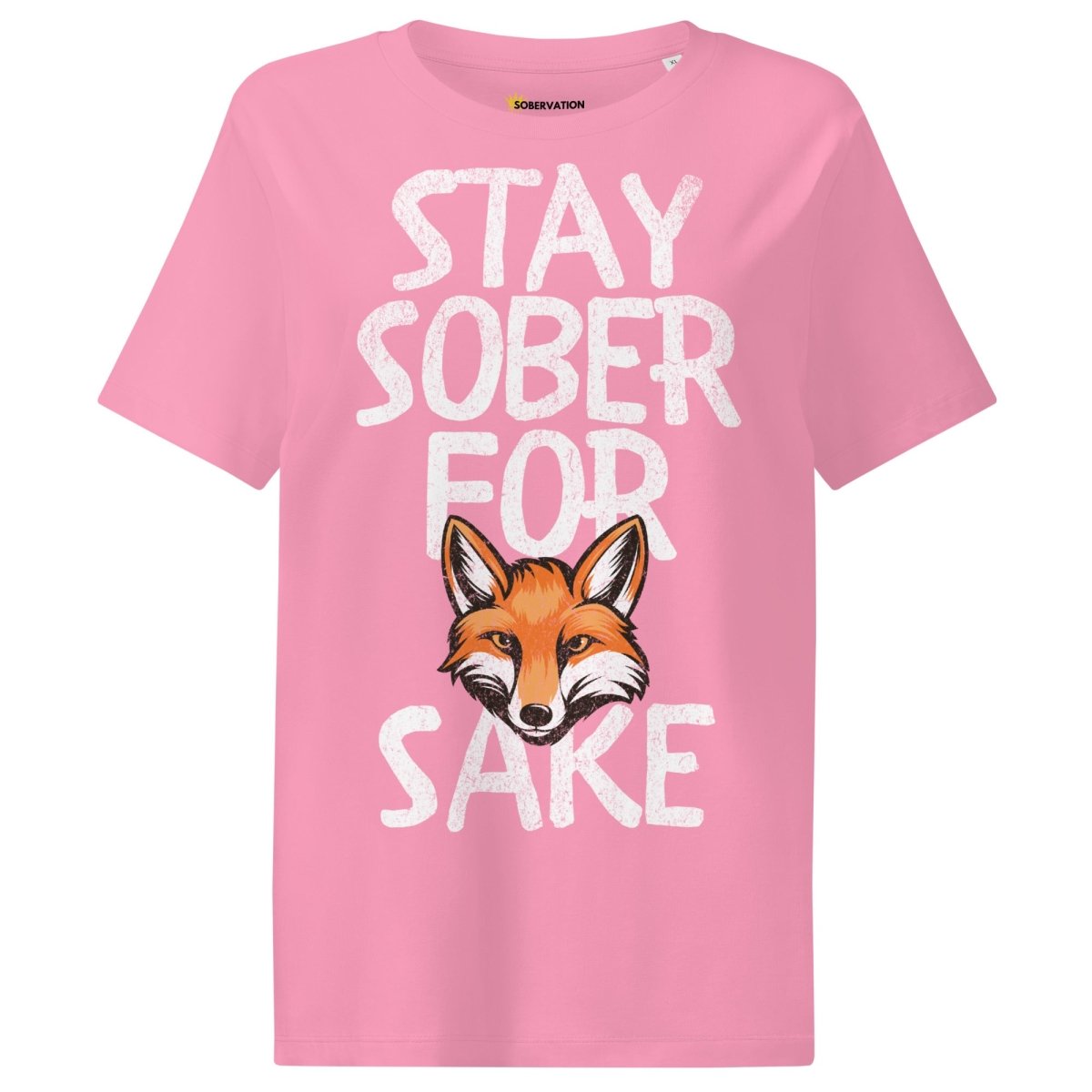 Stay Sober For Fox Sake - Women's Organic Cotton Ribbed T-Shirt | Casual Streetwear & Festival Outfit