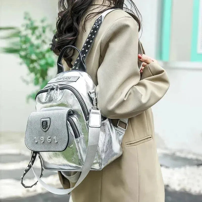 Premium Genuine Leather Backpack for Women - Stylish & Durable Travel Laptop Bag - Perfect for Work, College & Everyday Use