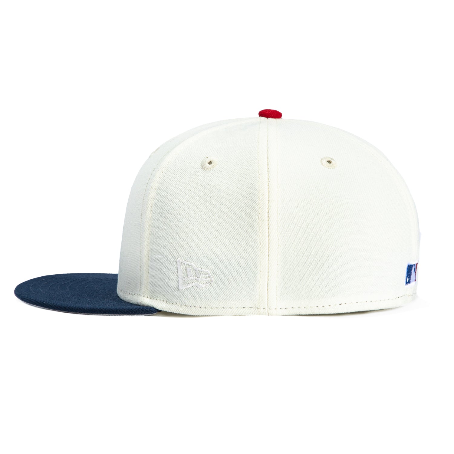 New Era 59Fifty Los Angeles Dodgers Korea Flag Patch Baseball Cap - Adjustable Snapback Hat in White, Navy & Red Colors | Perfect for Baseball Games, Streetwear Fashion & Dodger Fans Collection