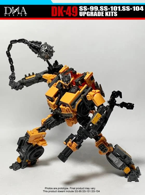 DNA Design DK 49 Upgrade Kit for SS Battletrap, Nightbird & Scourge - Transformers Toy Accessories for Enhanced Display & Customization - Perfect for Collectors & Action Figure Enthusiasts