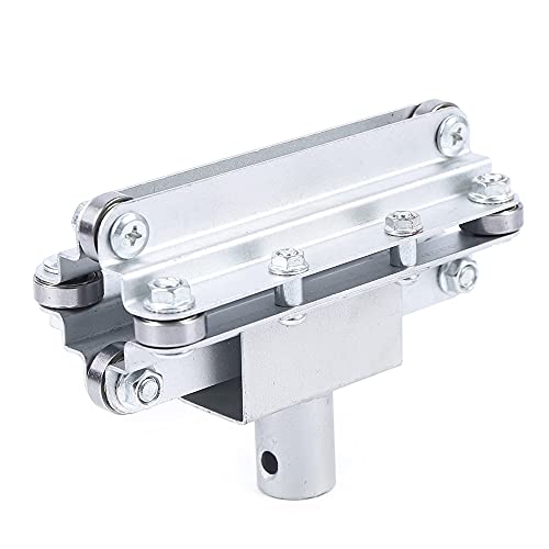 DNYSYSJ Galvanized Steel Greenhouse Roll Up Motor Side Ventilation Creeper - Durable Climber for Greenhouse Ventilation, Perfect for Gardening, Farming, and Plant Growth