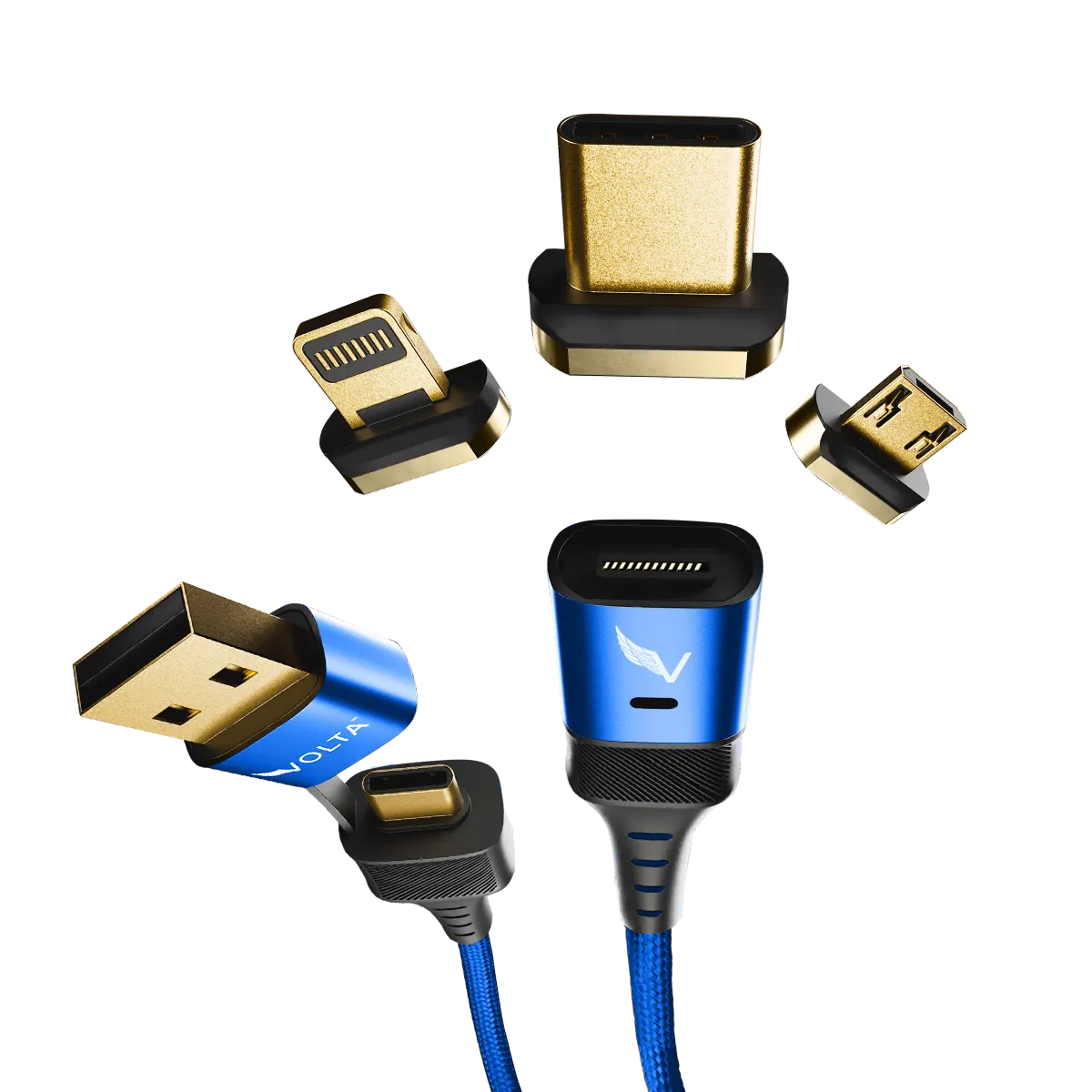 Volta MAX 240W USB-C Magnetic Charging Cable - Fast Charging for iPhone 15, MacBook, iPad, Samsung Galaxy | Perfect for Home, Office & Travel