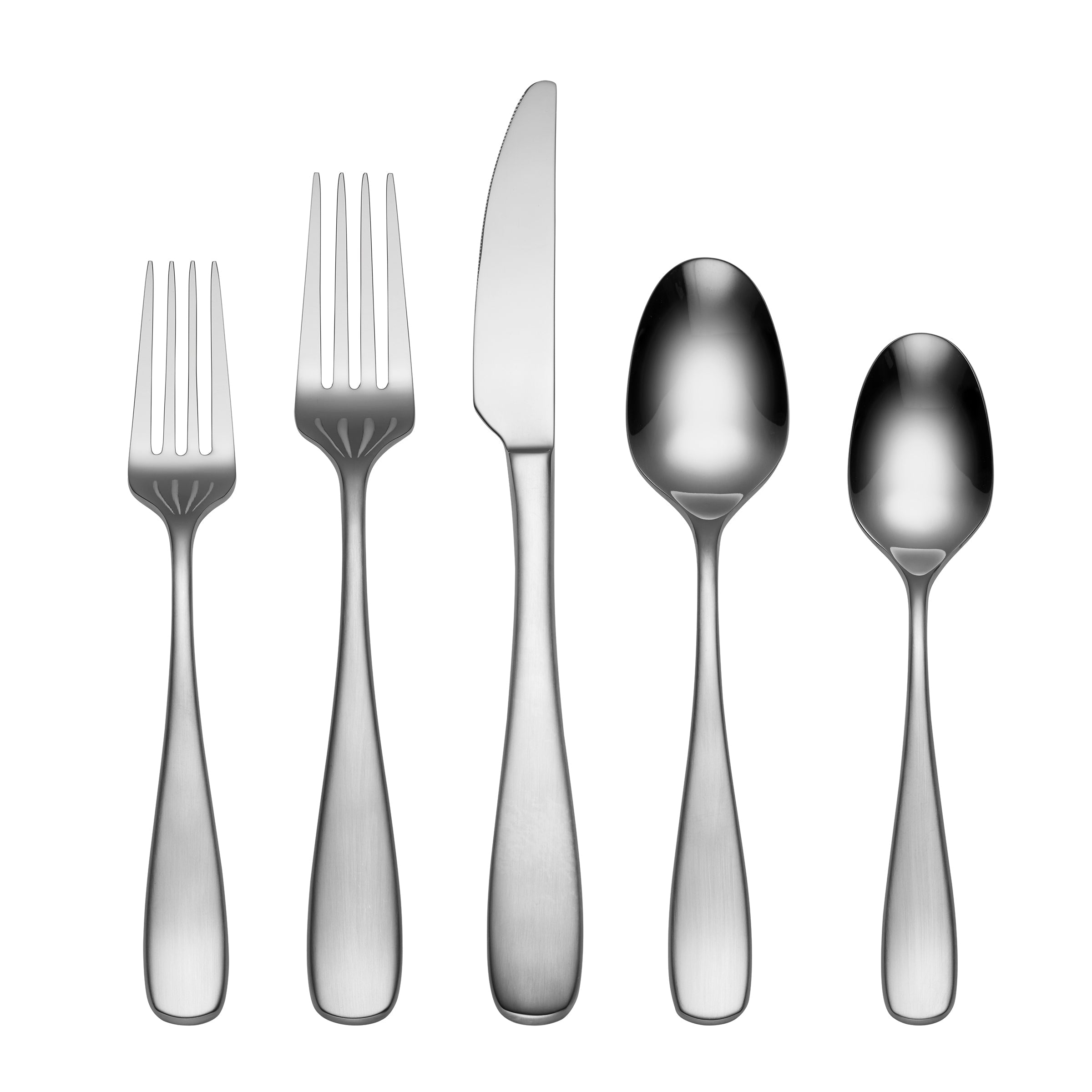 Premium Peyton 42-Piece Stainless Steel Flatware Set - Service for 8 - Elegant Dining Utensils for Everyday Use & Special Occasions