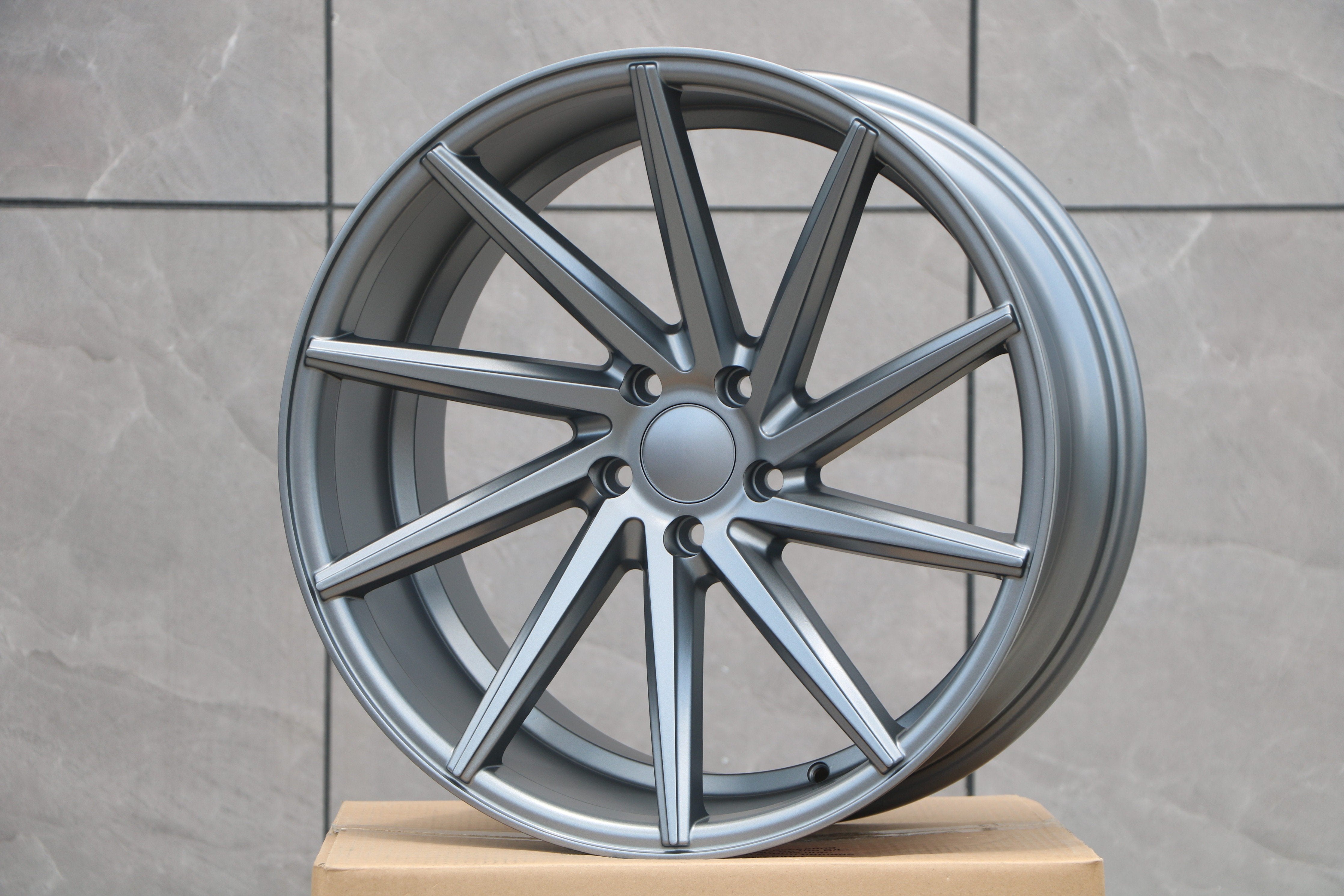 19-Inch Swirl Style Alloy Wheels - Premium Car Rims for Sedans & SUVs - Enhance Your Vehicle's Style & Performance for Street Driving & Car Shows