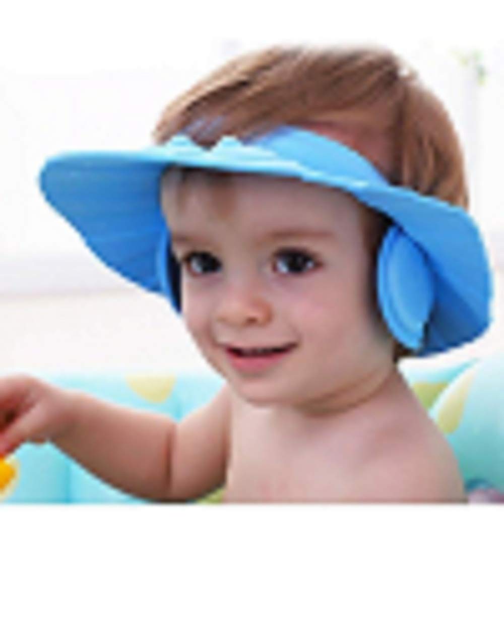 Twiclo Soft Adjustable Bath Cap for Toddlers & Kids - Waterproof Shower & Bathing Protection Hat for Baby & Children | Perfect for Hair Care, Spa, and Swimming