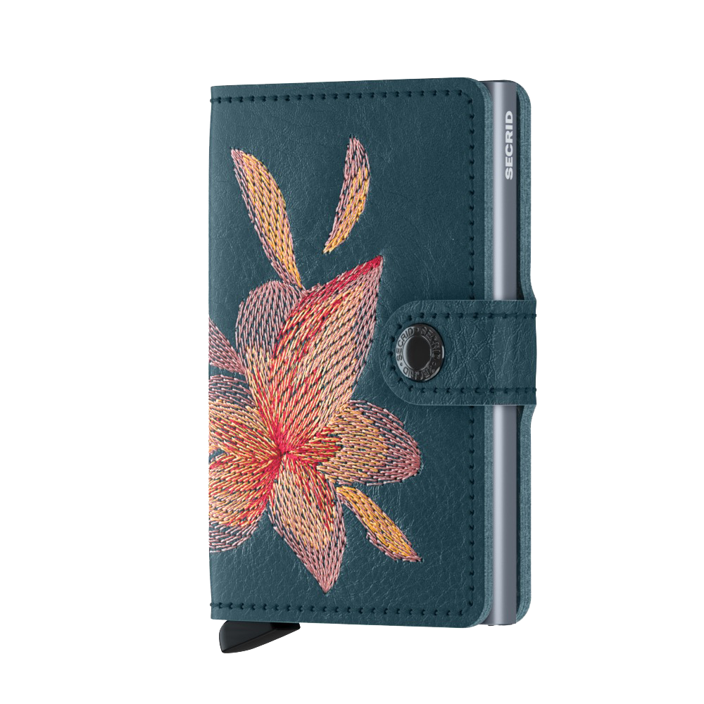 SECRID RFID Mini Wallet with Stitch Design - Slim & Secure Card Holder for Travel, Business & Everyday Use