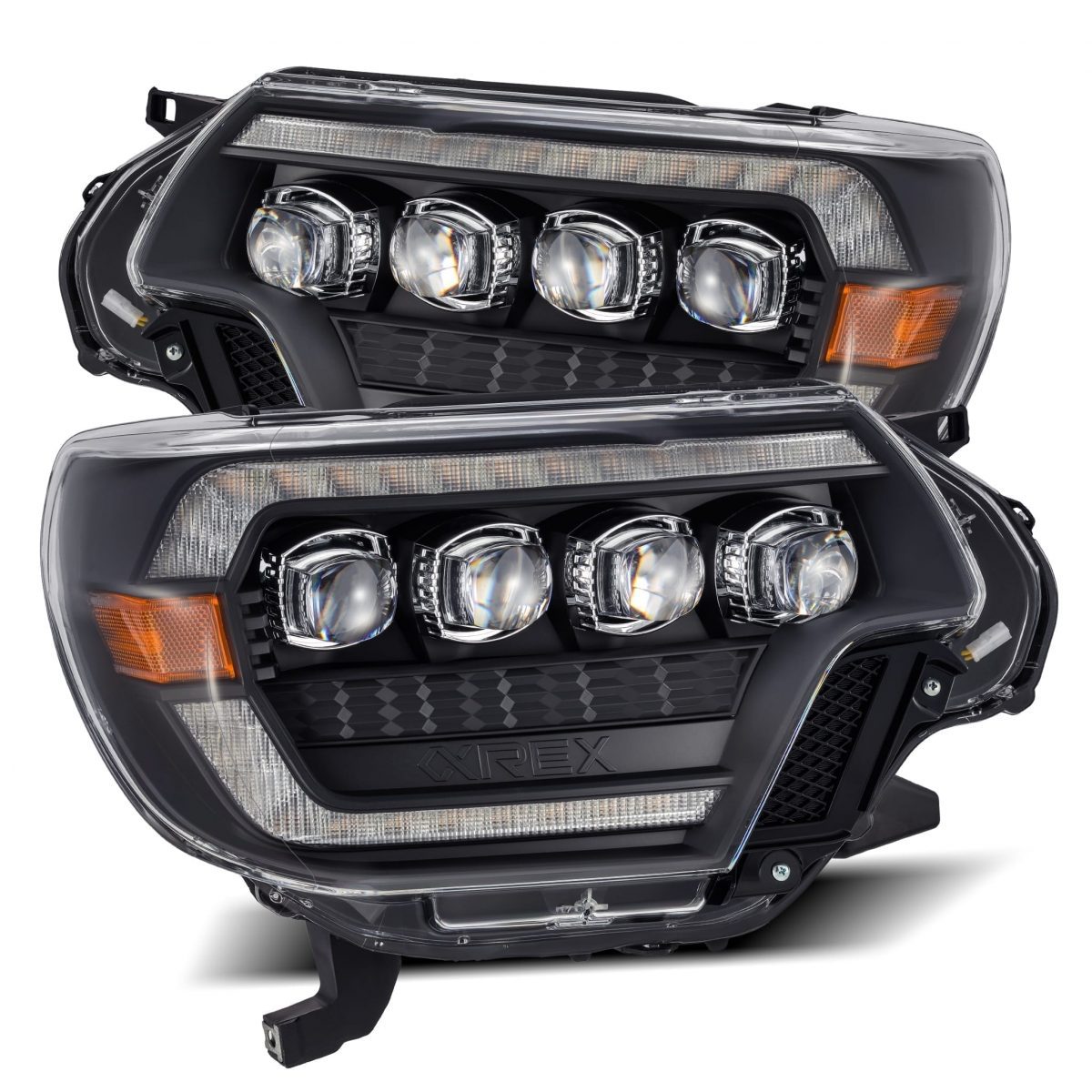 12-15 Toyota Tacoma NOVA Series LED Projector Headlights - Black Housing for Improved Night Visibility | Perfect for Off-Roading & Night Driving