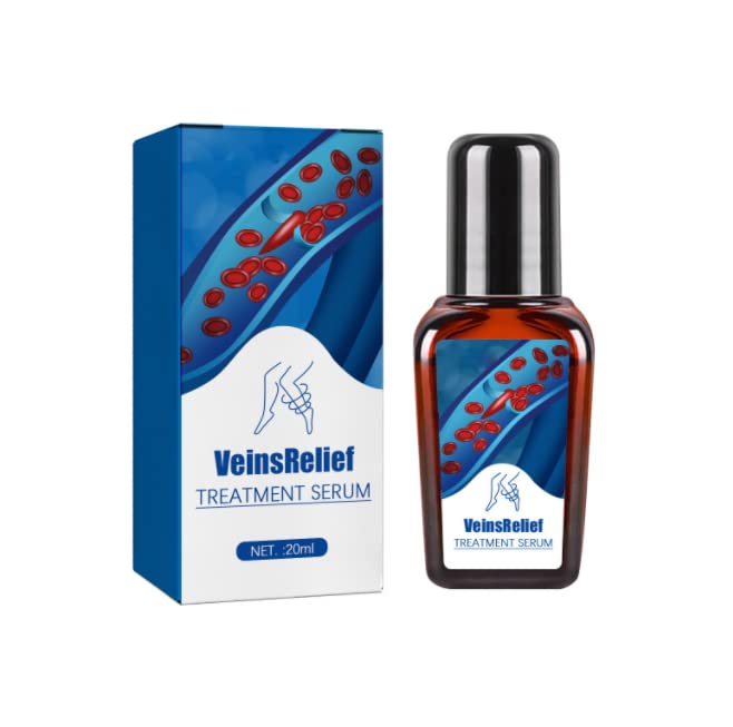 VeinsRelief Varicose Veins Treatment Serum - Natural Leg Vein Therapy for Spider & Varicose Veins, Improves Blood Circulation & Reduces Leg Swelling (1pc) - Perfect for Daily Leg Care & Post-Workout Recovery