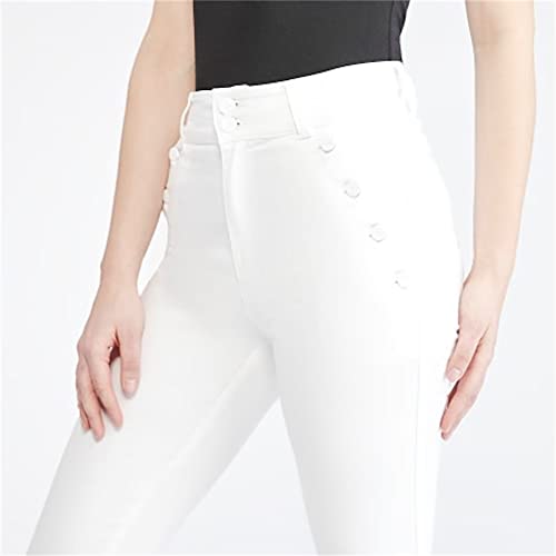 Joe's Jeans Women's The Bella High Rise Ankle Skinny Jeans - White Size 30 | Slim Fit Stretch Denim Pants for Casual Wear & Everyday Outfits