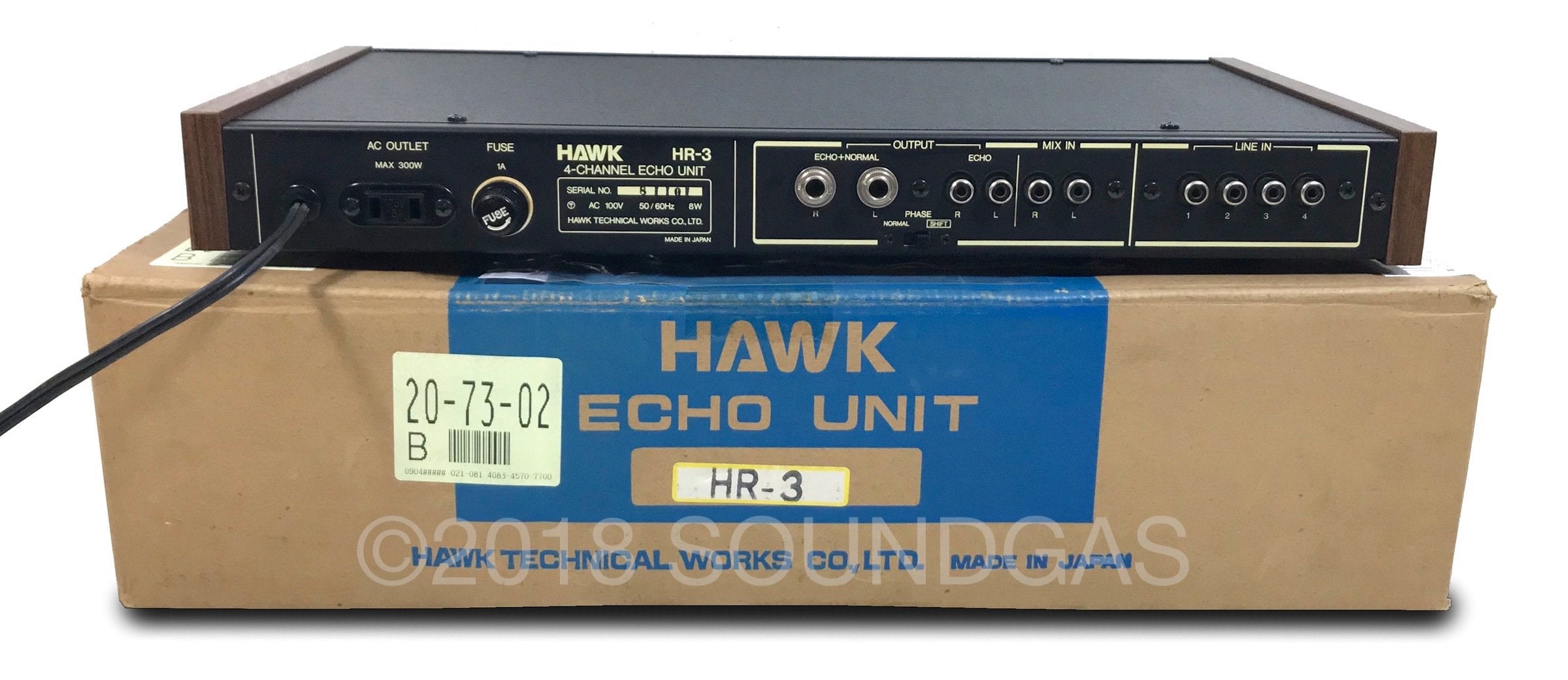 Hawk HR 3 4 Channel Spring Reverb Guitar Effects Pedal for Electric Guitar - Perfect for Studio Recording & Live Performances