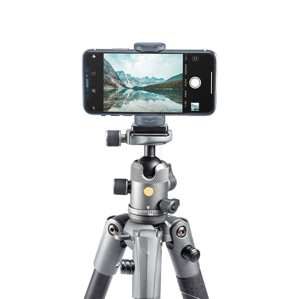 VEO 2S 235AB Lightweight Aluminum Travel Tripod & Monopod with 360° Ball Head - 13.2lbs/6kg Load Capacity - Perfect for Travel Photography, Hiking & Outdoor Adventures