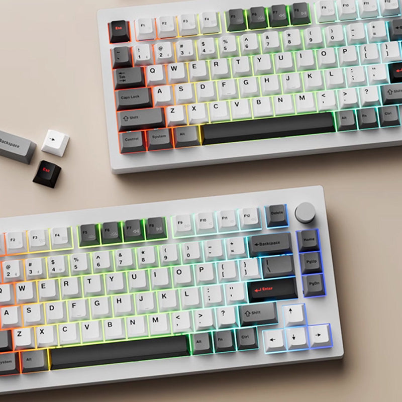 JAMESDONKEY A3 3.0 QMK Wireless Mechanical Keyboard - 60% Compact RGB Backlit Gaming Keyboard with Hot-Swappable Switches for PC/Mac - Perfect for Office Work, Gaming & Programming