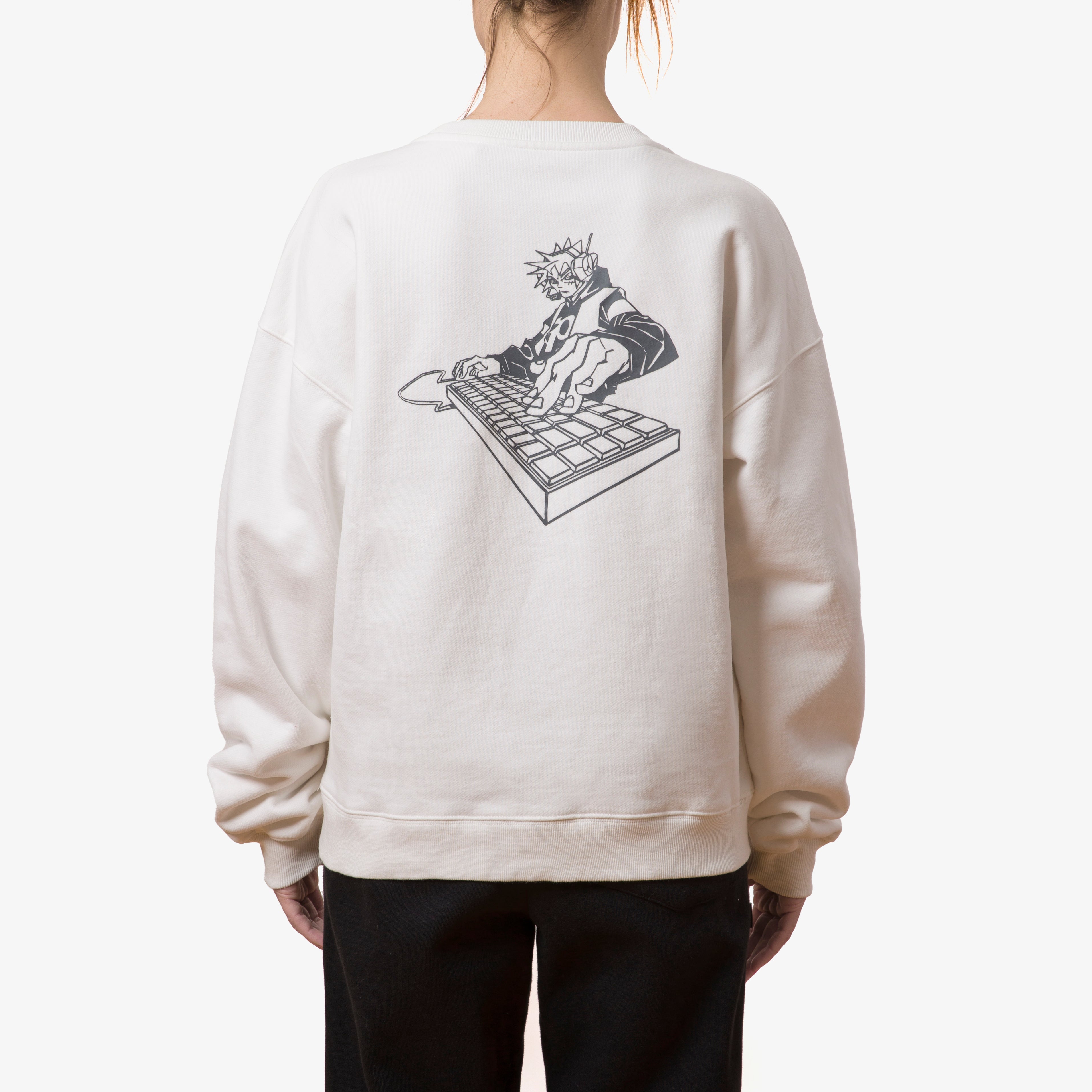 PRIX x Higround DJ Crewneck Sweatshirt - Stylish & Comfortable Streetwear for DJs, Music Lovers & Urban Fashion - Perfect for Concerts, Clubs & Casual Wear