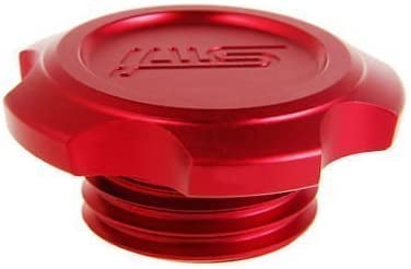 BADASS SHARKS Aluminum Oil Cap - Universal Fit for Honda Civic, Subaru Impreza STI, Accord & More - High Performance Fuel Tank Cap Accessory (Red) - Perfect for Car Enthusiasts & Auto Show Modifications