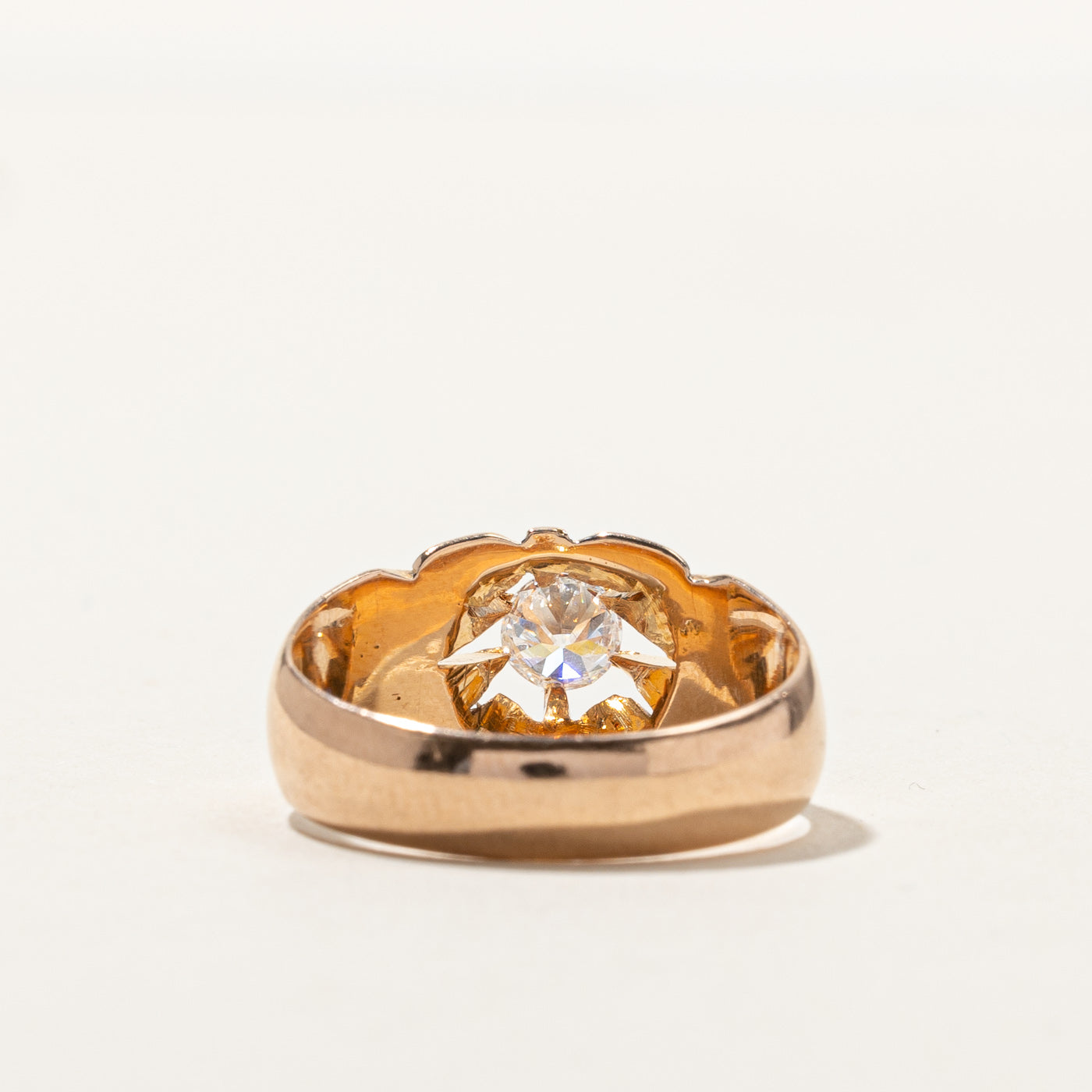 0.36ct Diamond Claw Set Engagement Ring - Size 7.75 | Wedding Proposal, Anniversary Gift, Bridal Jewelry for Women