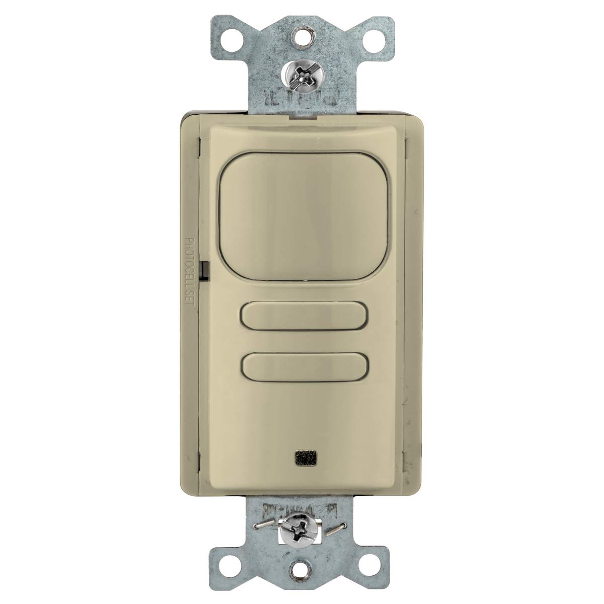 Hubbell AP2000I22 Hardwired Motion Sensor Wall Switch Box - 1000 sq ft PIR Detection, Ivory - Ideal for Home Security, Lighting Control & Energy Savings