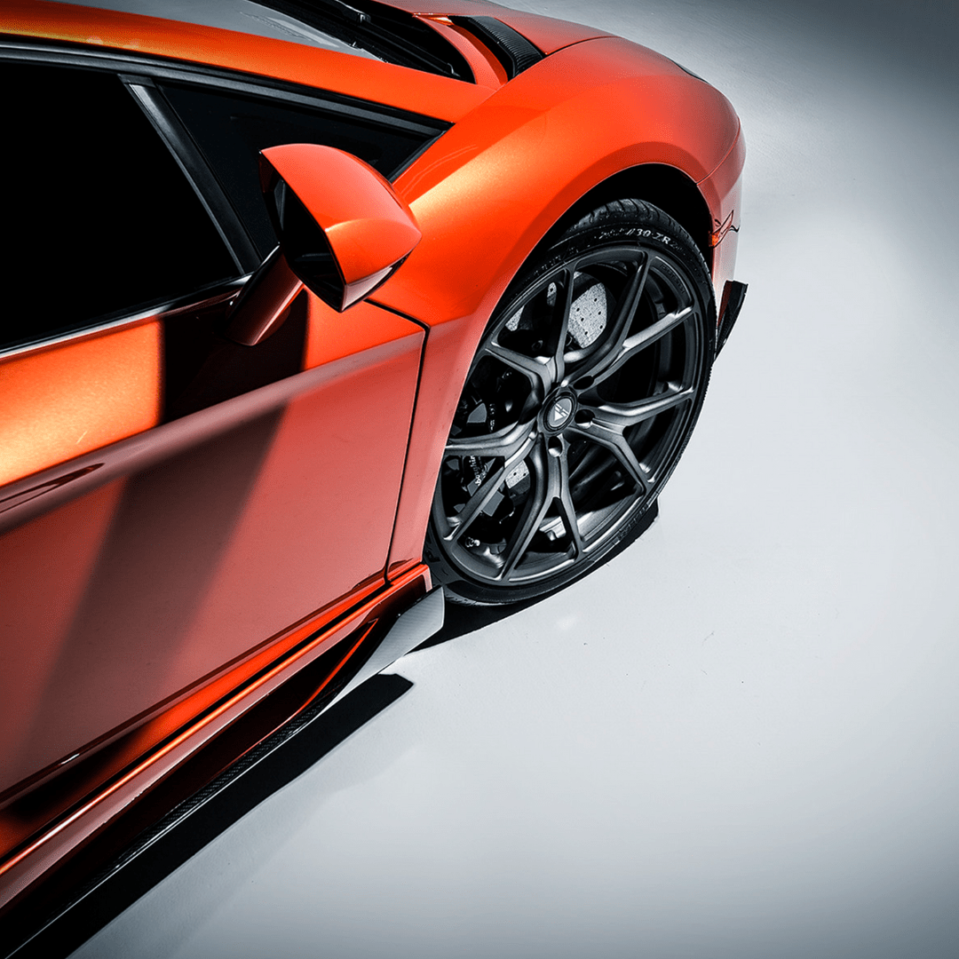 Lamborghini Aventador Zaragoza Edition Carbon Fiber Aero Side Blades - High Performance Car Body Kit for Racing & Show Cars
