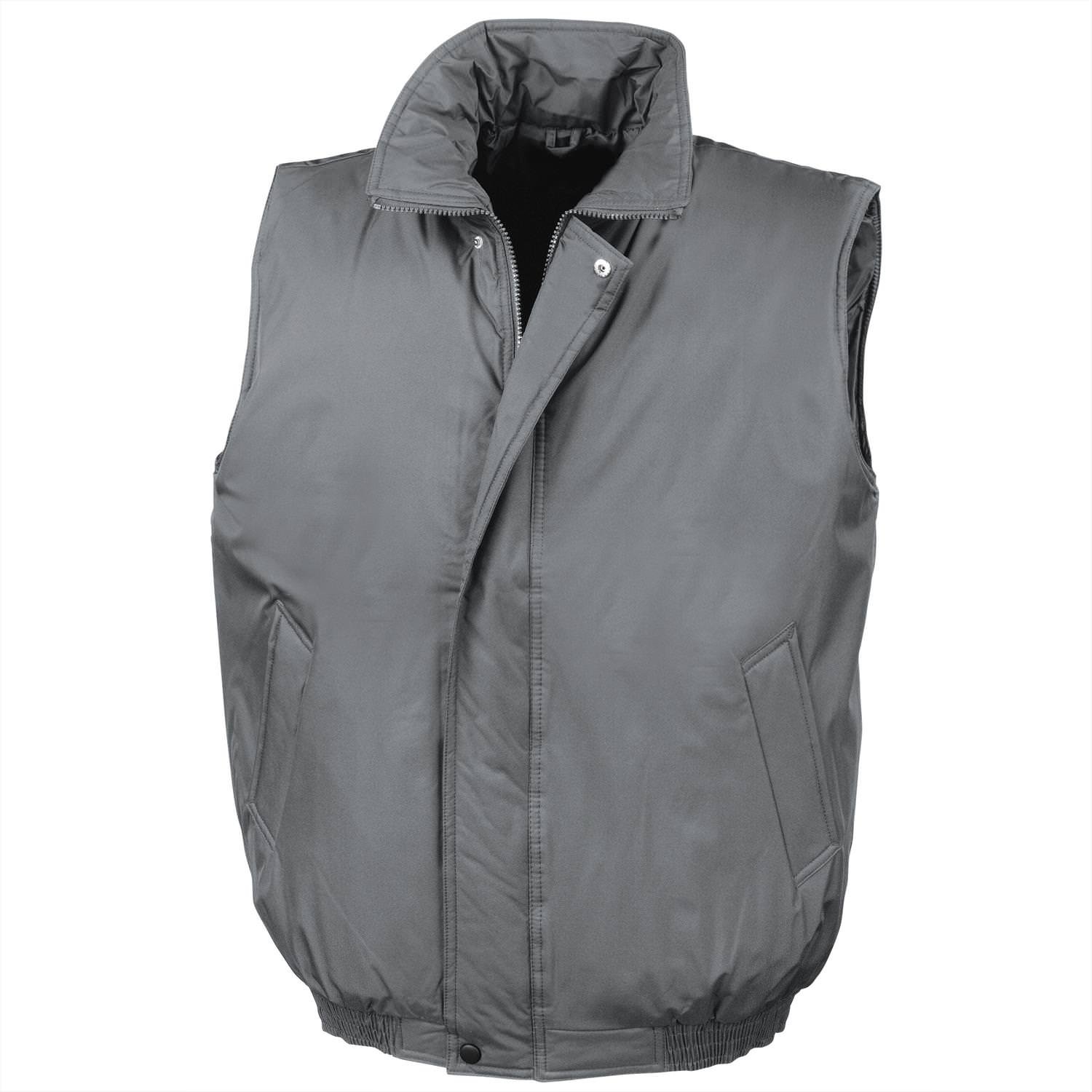 Men's Red Padded Body Warmer Vest - Lightweight Insulated Winter Jacket for Outdoor Activities, Hiking & Casual Wear
