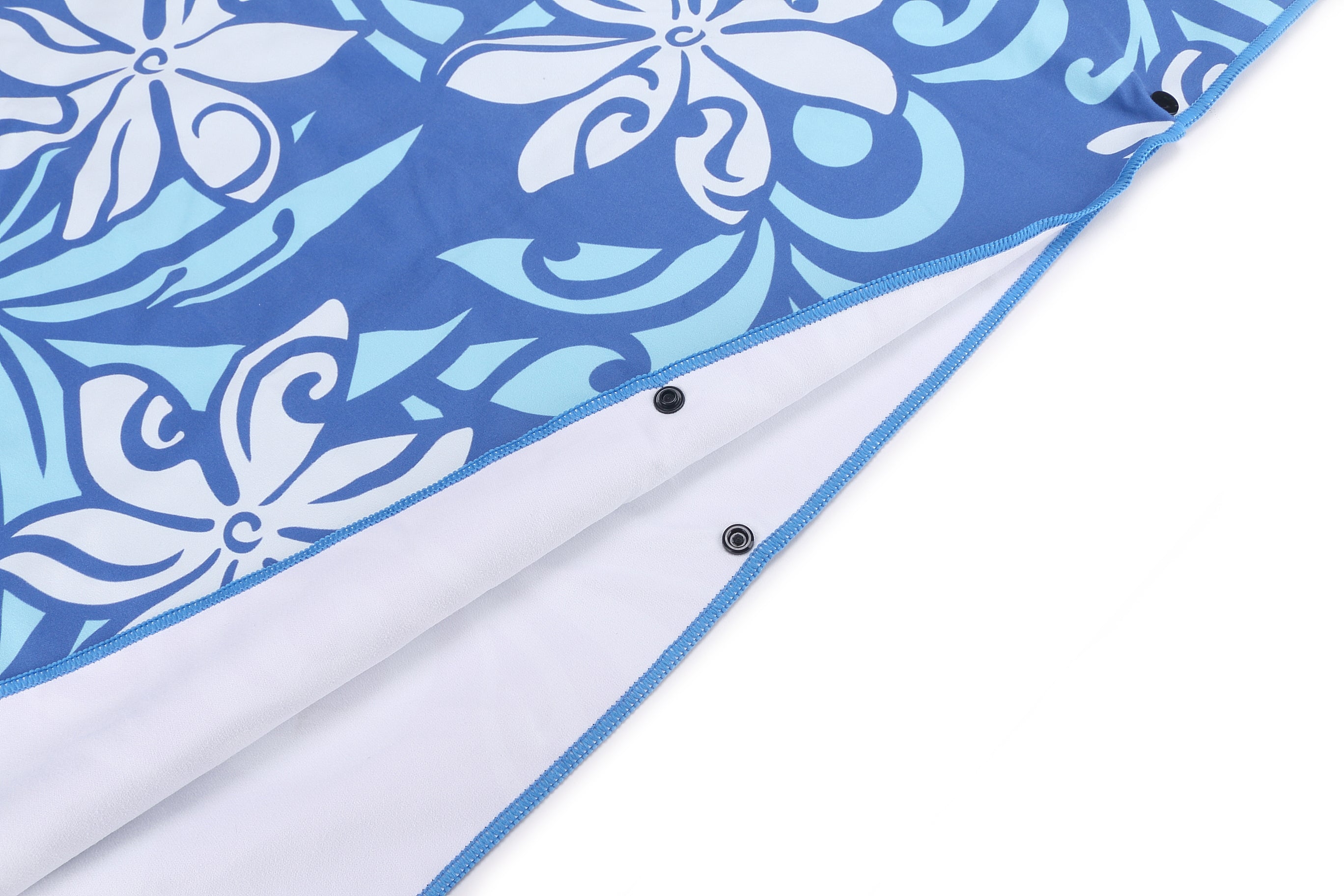 Premium Hooded Beach Towel Poncho for Adults - Soft & Absorbent Tiare Infinity Blue - Perfect for Swimming, Surfing, and Outdoor Activities