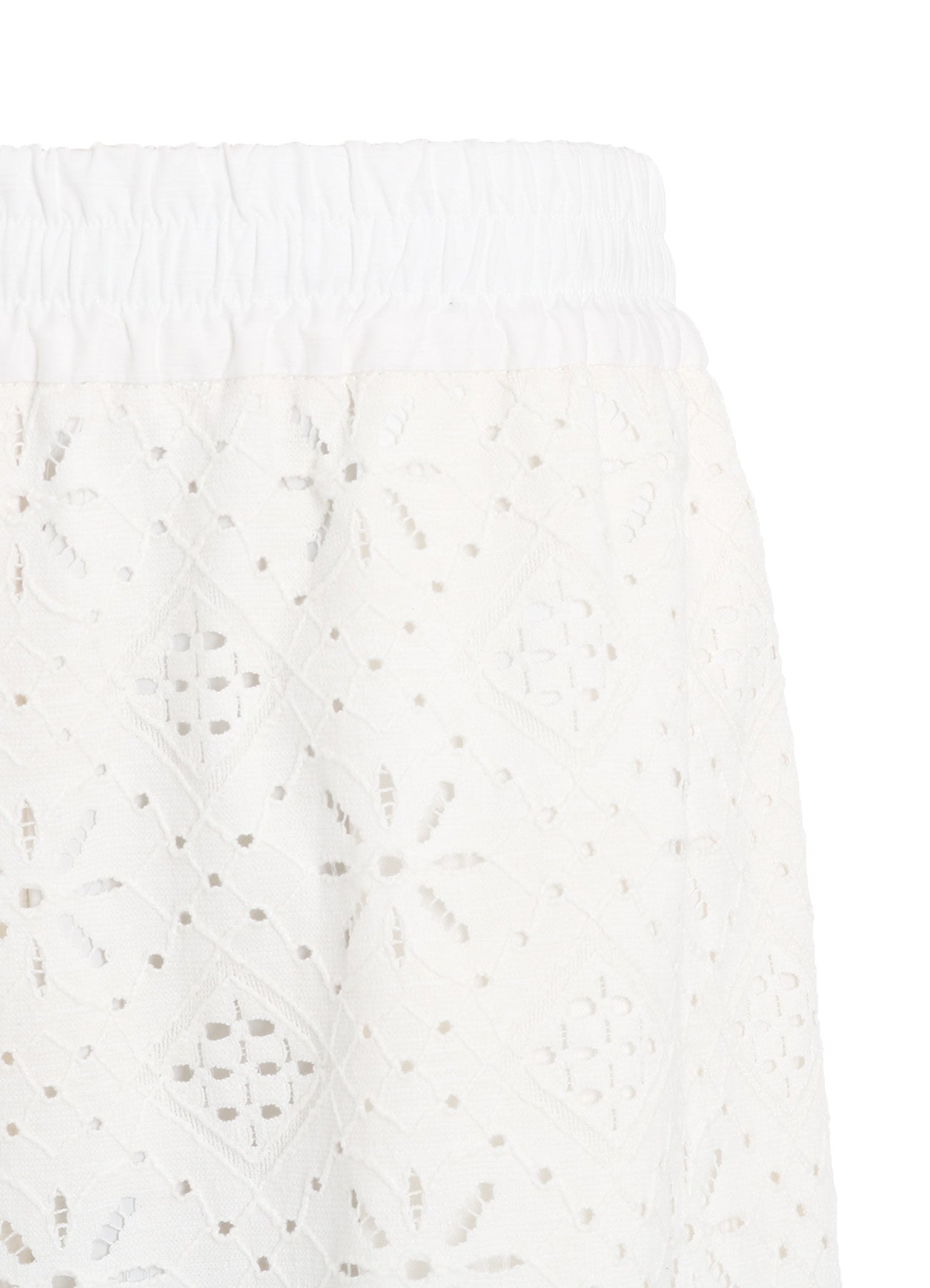 **Stylish Cotton Lace Waist Elastic Pants for Women - Comfortable & Trendy High-Waisted Trousers for Casual Wear, Office, or Date Night**