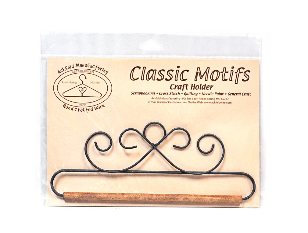 Vintage French Curl with Wooden Dowel Craft Holder - Perfect for DIY Scrapbooking, Home Decor & Gift Wrapping