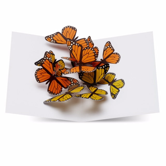 Elegant 3D Butterfly Pop-Up Greeting Card - Perfect for Birthdays, Anniversaries & Special Occasions