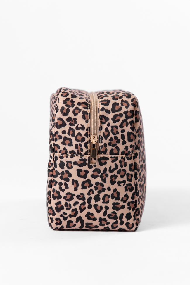 Leopard Print Travel Pouch Set - Waterproof Cosmetic Bag & Organizer for Toiletries, Jewelry, Makeup | Perfect for Vacation, Gym, Business Trips & Daily Essentials Storage
