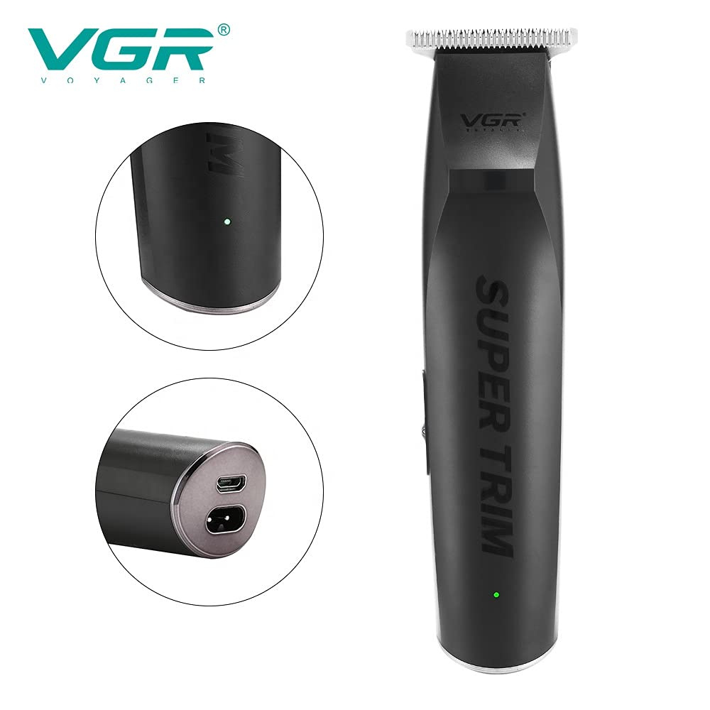 VGR V-229 Professional Men's Electric Hair Clipper & Beard Trimmer - USB Rechargeable Cordless Hair Cutting Kit with Adjustable Blades for Home Barbering & Self Grooming - Perfect for Travel, Salon & DIY Haircuts