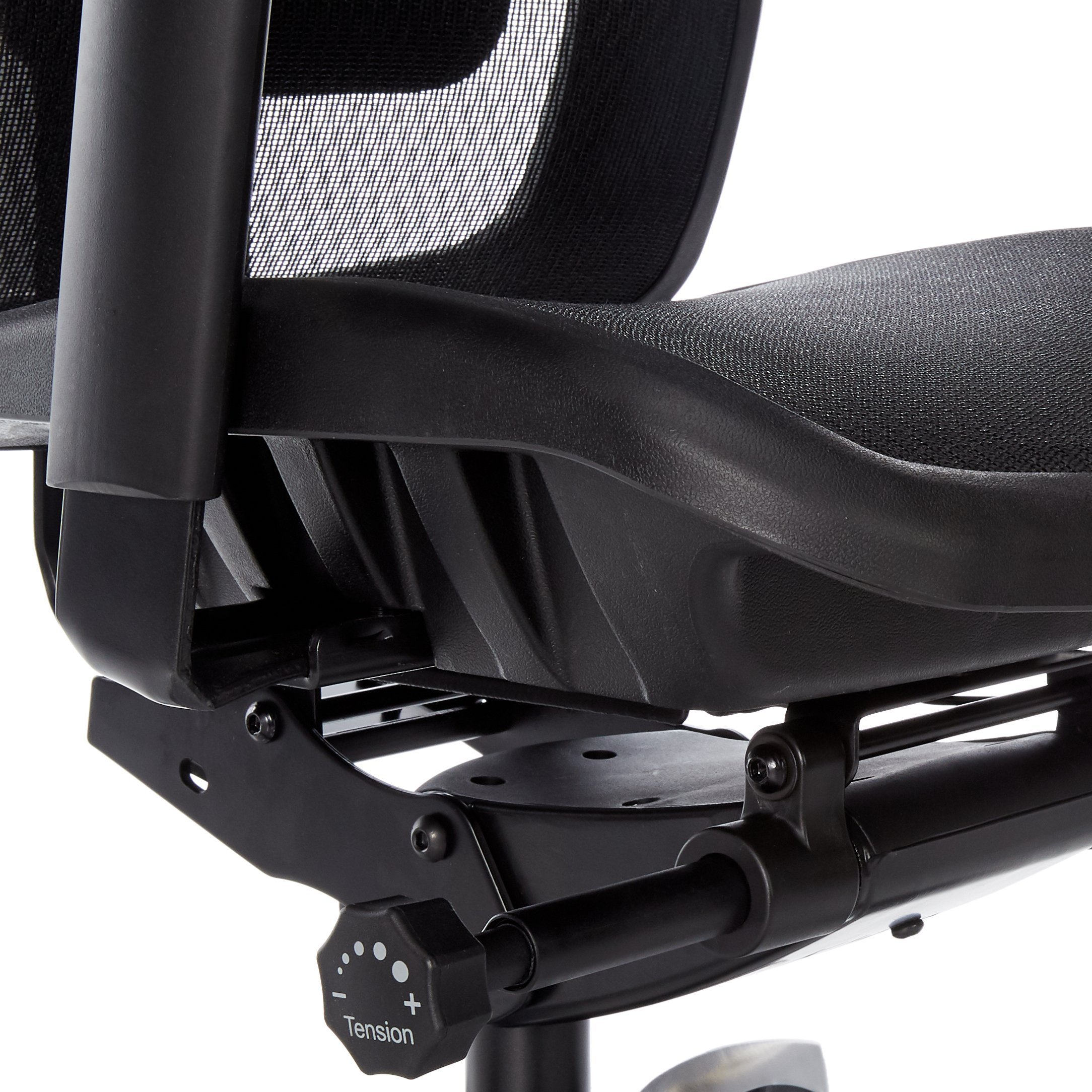 Office Star ProGrid High Back Breathable Mesh Office Chair with Adjustable Lumbar Support - Ergonomic Manager's Task Chair for Home & Business Use - Black