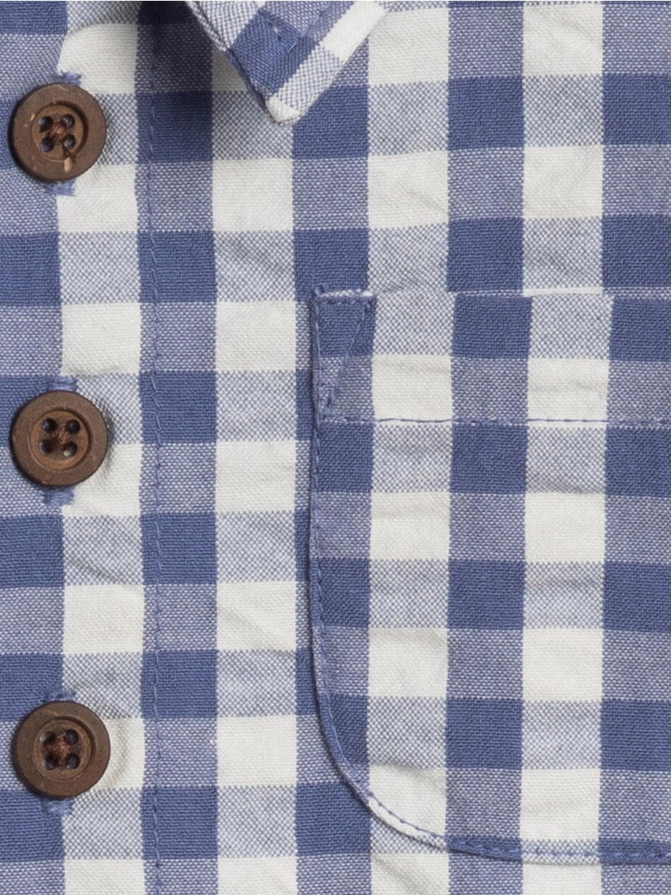 Organic Marino Gingham Seersucker Collared Romper for Baby Girls - Soft Cotton Summer Outfit with Adjustable Straps | Perfect for Beach, Picnic & Family Photos