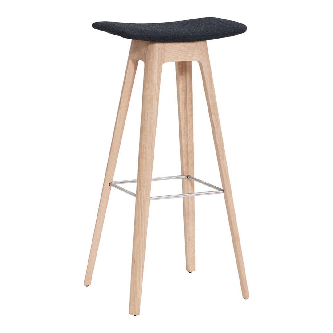 HC1 Bar Stool - Upholstered Counter Height Stool with Padded Seat, Modern Kitchen & Bar Stool for Home, Restaurant, and Cafe Use