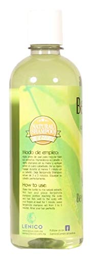 Lenico Bergamot Shampoo for Hair Growth & Thickening - 500ml (2 Pack) - Natural Hair Regrowth Treatment for Men & Women - Perfect for Thinning Hair & Scalp Care - Salon Quality Volumizing Shampoo