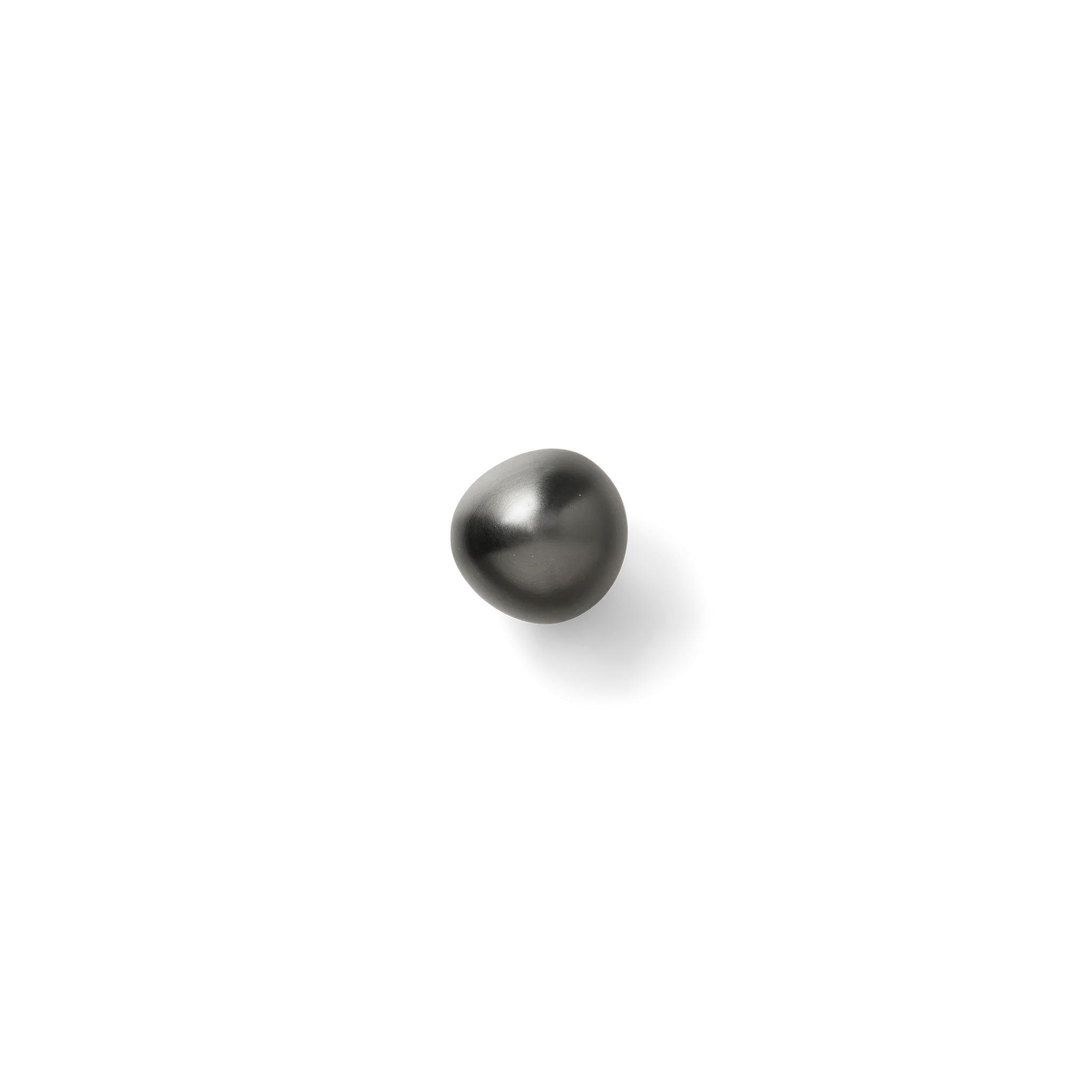 FERM LIVING Mushroom Hook - Black Brass Wall Hanger for Coats, Hats & Bags - Perfect for Entryway, Bedroom & Bathroom Organization