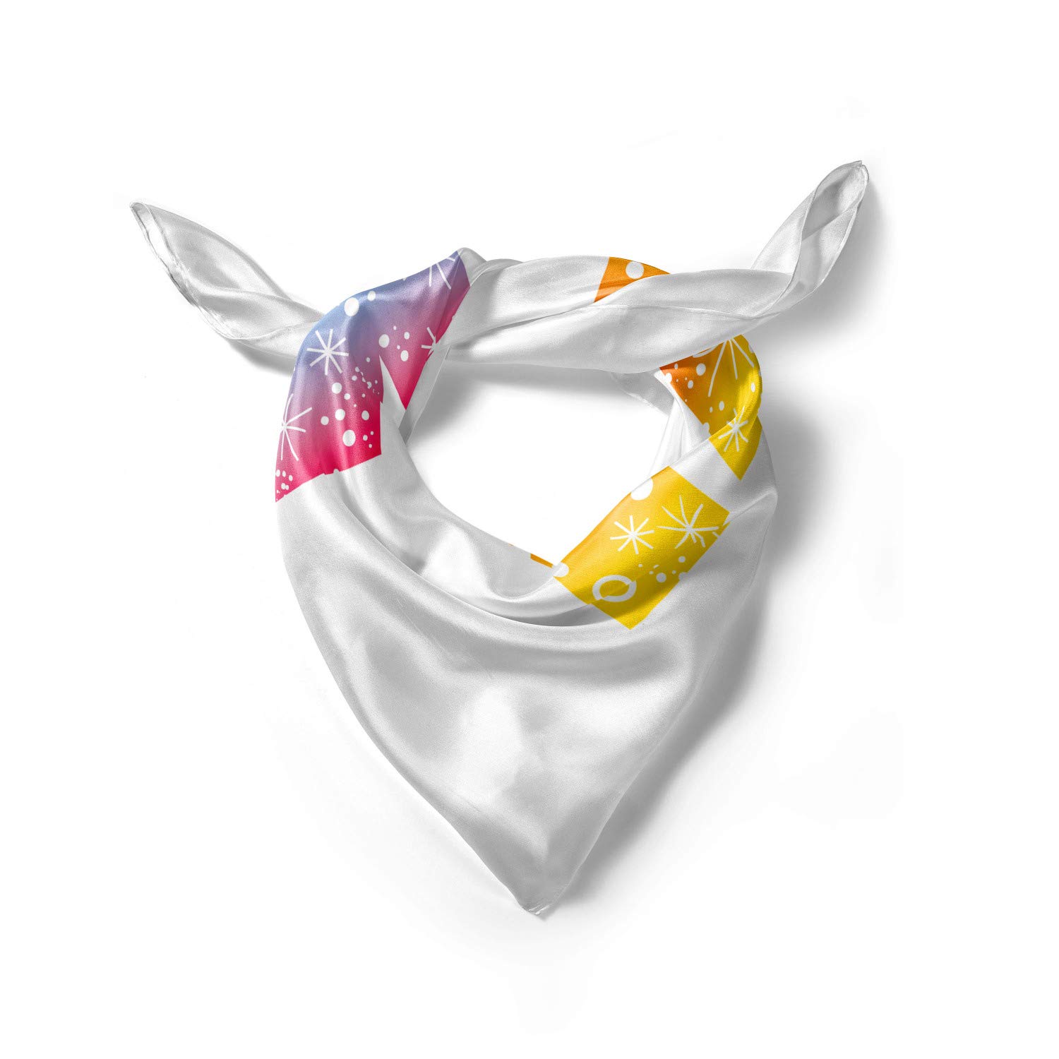 Ambesonne Colorful Head Scarf - Stylish Hair Wrap for Women, 17