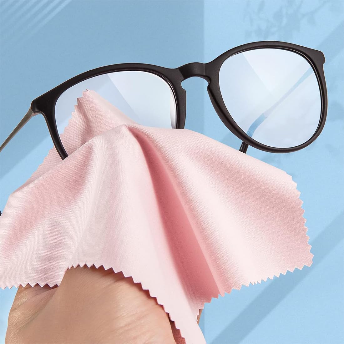 Premium Microfiber Cleaning Cloths for Glasses, Phones, Laptops, Tablets & Camera Lenses - Ultra Soft, Lint-Free, Scratch-Resistant (5 Color Pack) - Perfect for Home, Office, Travel & Electronics Care