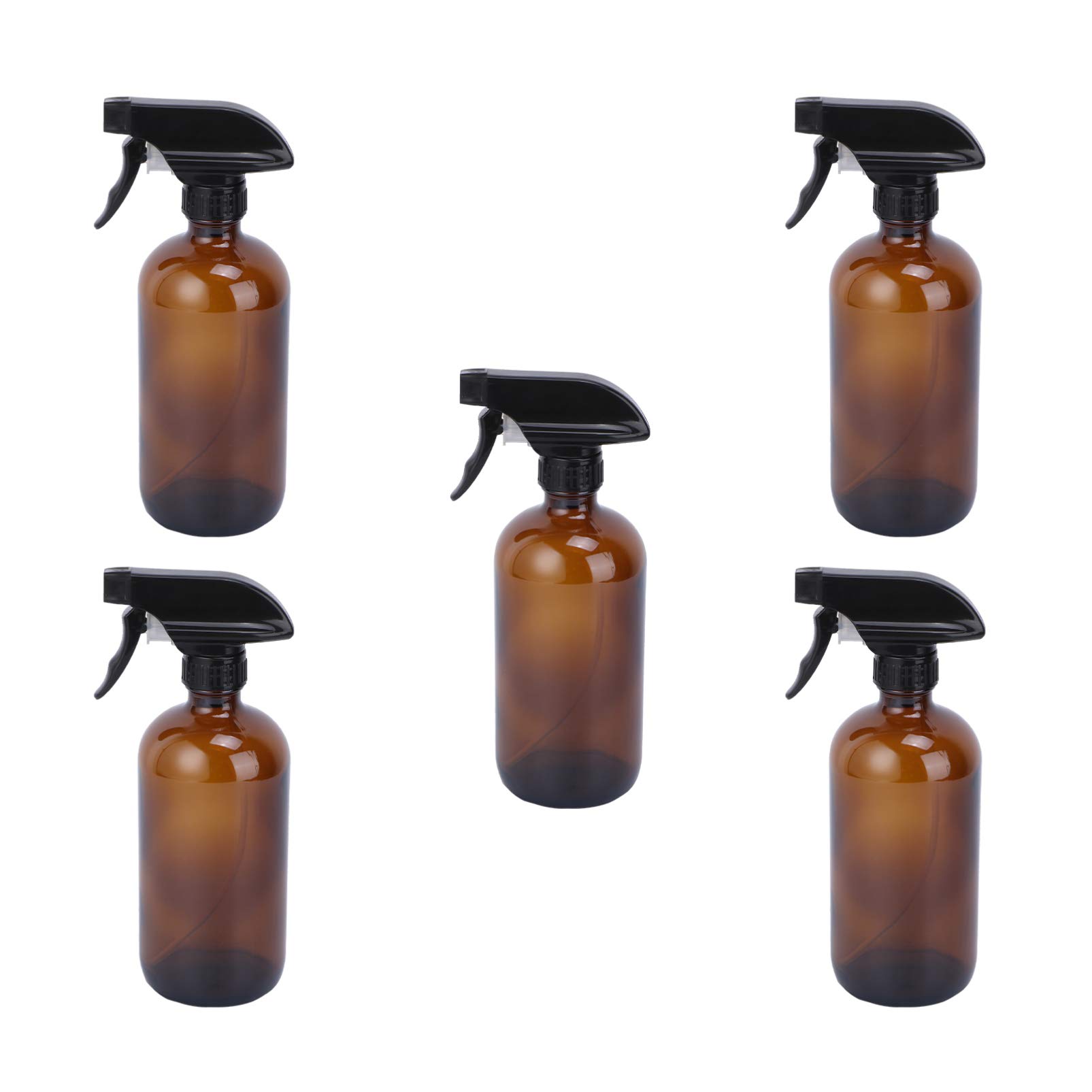 Balacoo 5-Piece Glass Cleaner Kit - 500ML Fine Mist Spray Bottles, Refillable Trigger Sprayer for Hairdressing, Gardening & Window Cleaning | Multi-Purpose Water Spray Bottle Set for Home, Salon & Outdoor Use