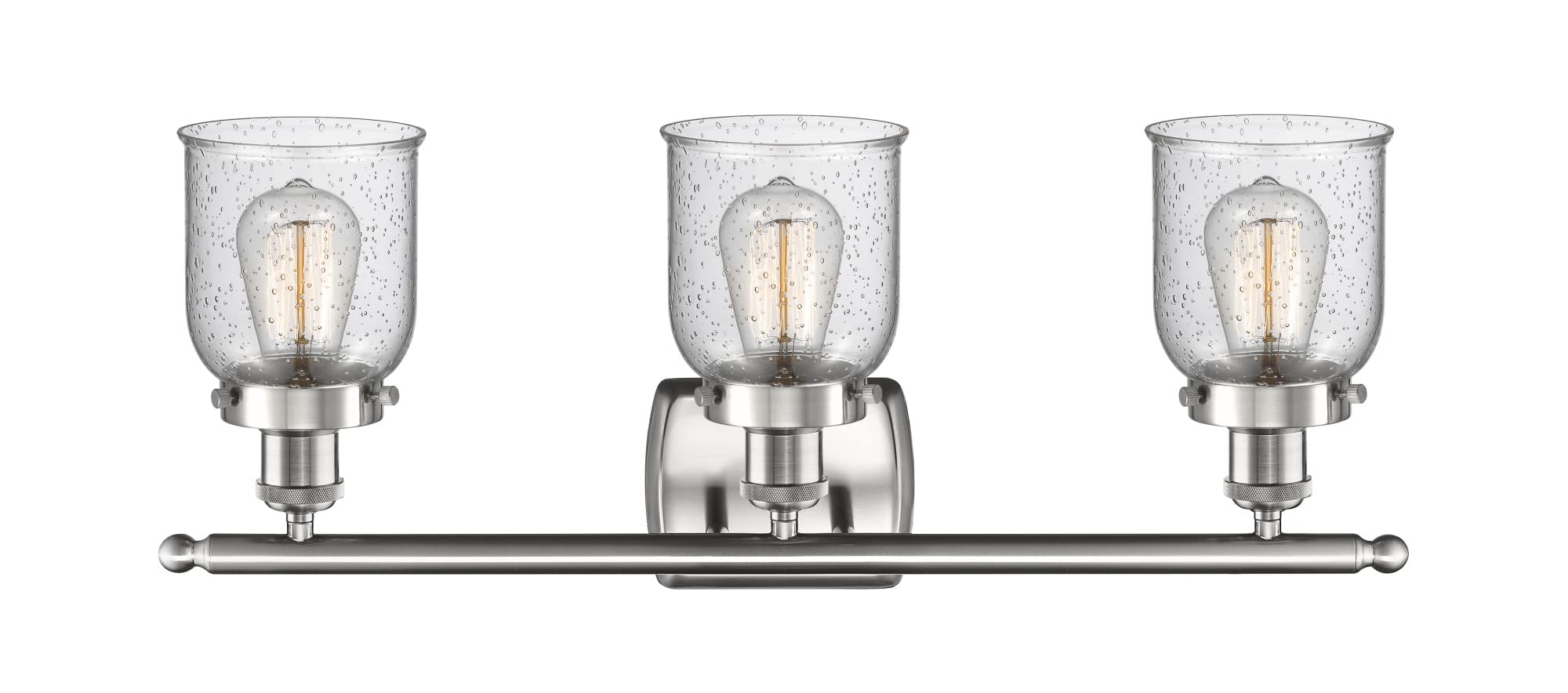 Ballston Collection Chrome Finish 3-Light Bathroom Vanity Fixture - Modern Transitional Design for Bathroom, Powder Room & Home Decor