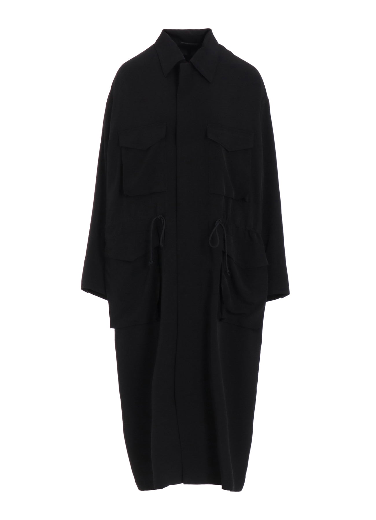 Elegant Crepe de Chine Long Dress with 4 Pockets - Perfect for Weddings, Parties & Formal Occasions